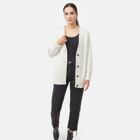 Ten Tree Women's Oversized Long Wool Cardigan - Picture 2 of 10